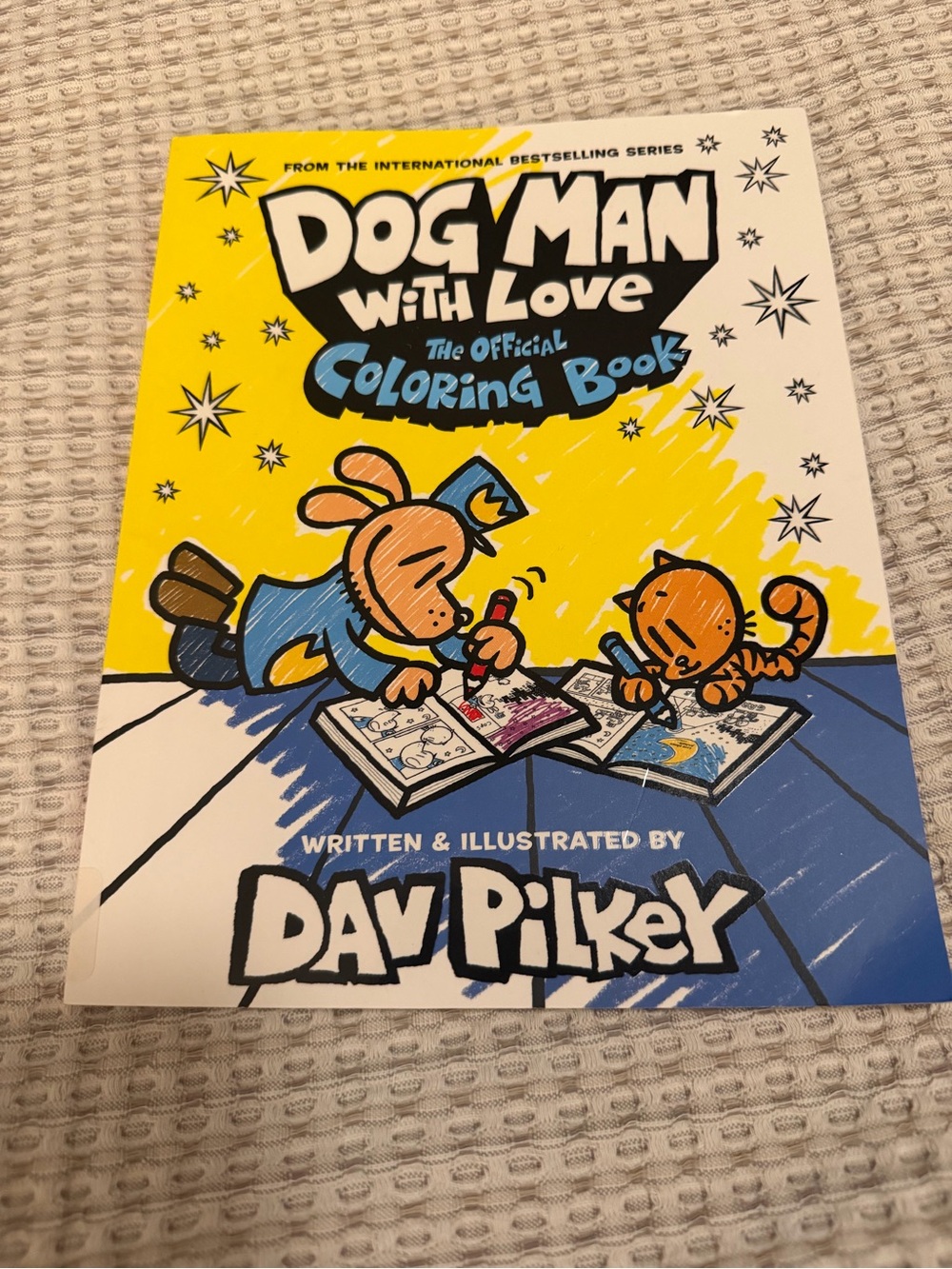 Scholastic Dog Man With Love Coloring Book